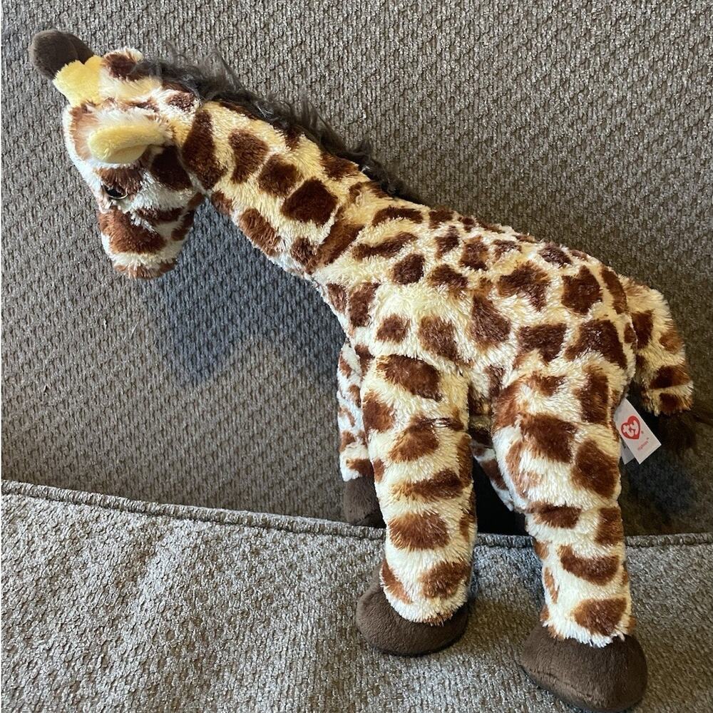 GIRAFFE 14" Plush Ty Classic HIGHTOPS Stuffed Animal Toy 2016 - Picture 15 of 16
